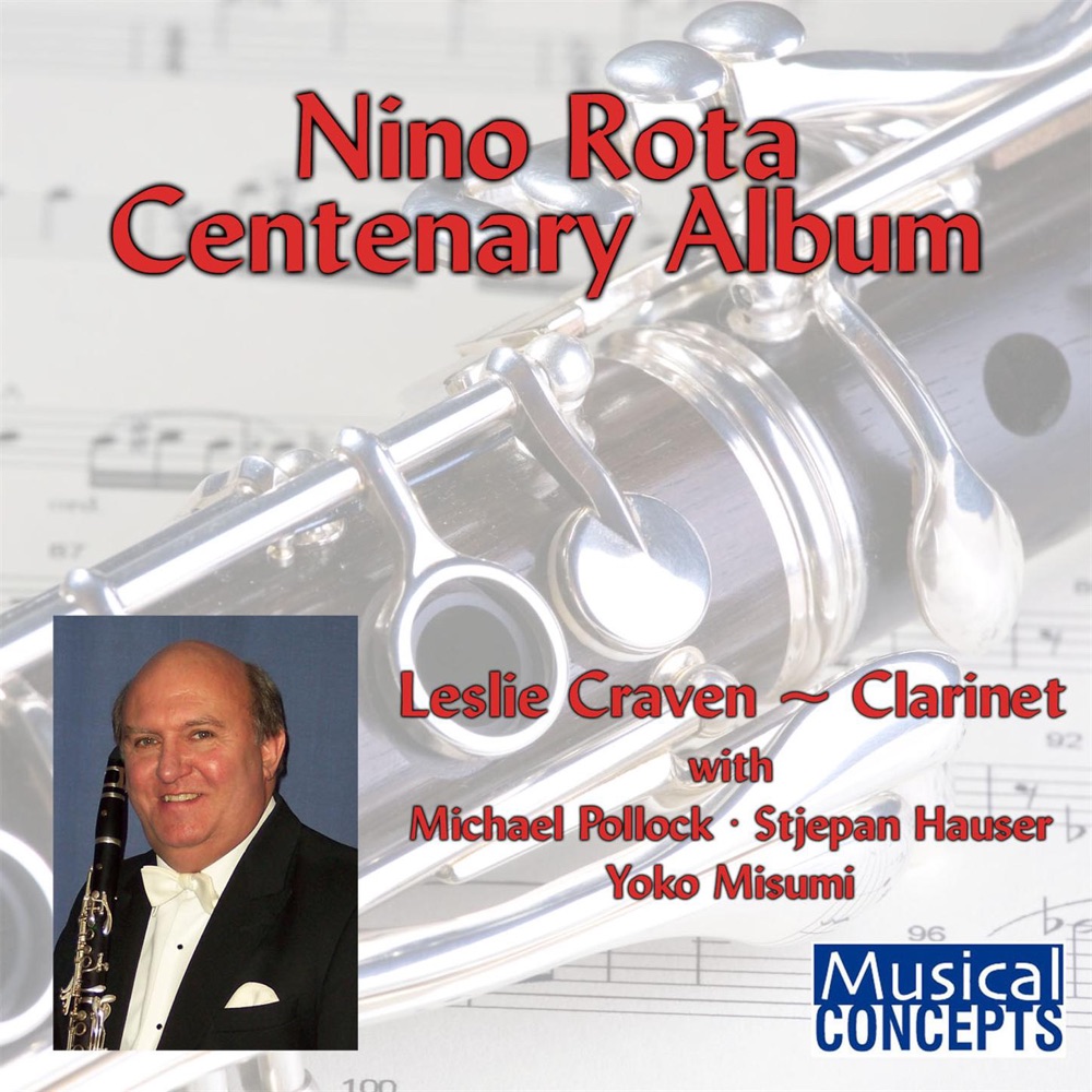 Обложка альбома «Nino Rota: Centenary Album» — Leslie Craven, Michael Pollock, HAUSER & Yoko Misumi