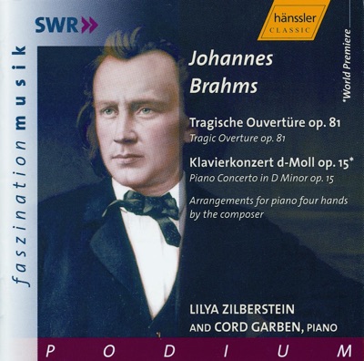 Brahms: Tragic Overture, Op. 81 - Piano Concerto In D Minor, Op. 15, Arranged for Piano 4 Hands