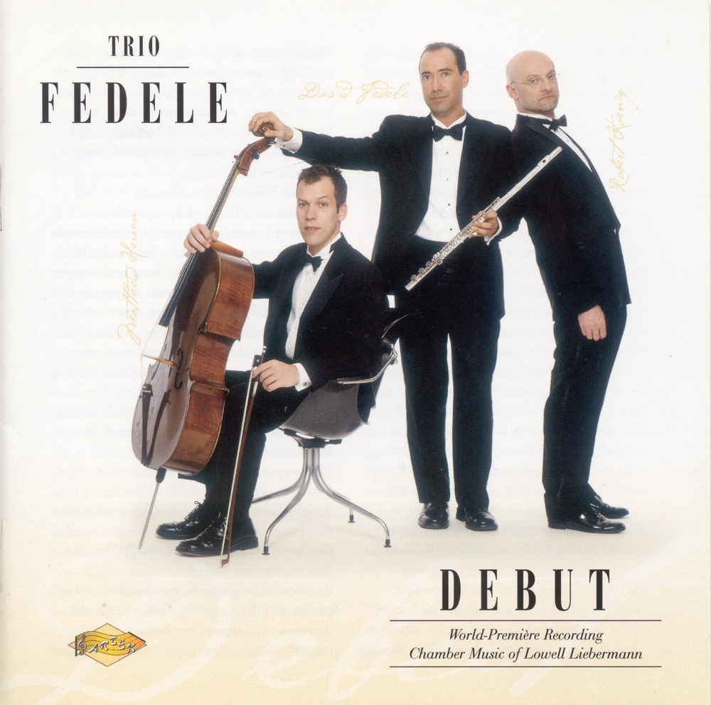 Обложка альбома «Liebermann, L.: Flute Trios Nos. 1 and 2 - Flute Sonata» — Trio Fedele, David Fedele & Robert Koenig