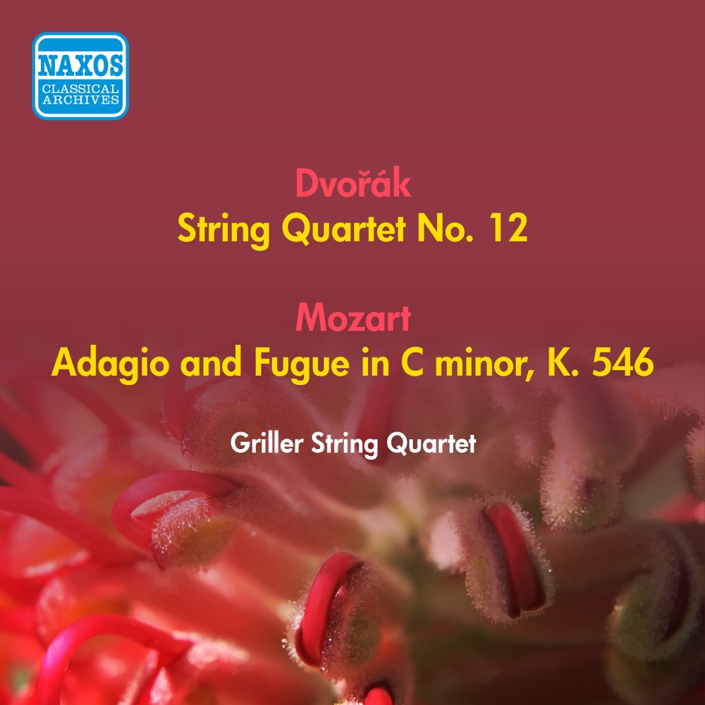 Обложка альбома «Dvorak, A.: String Quartet No. 12, "American" - Mozart, W.A.: Adagio and Fugue (Griller String Quartet) (1948)» — Griller Quartet