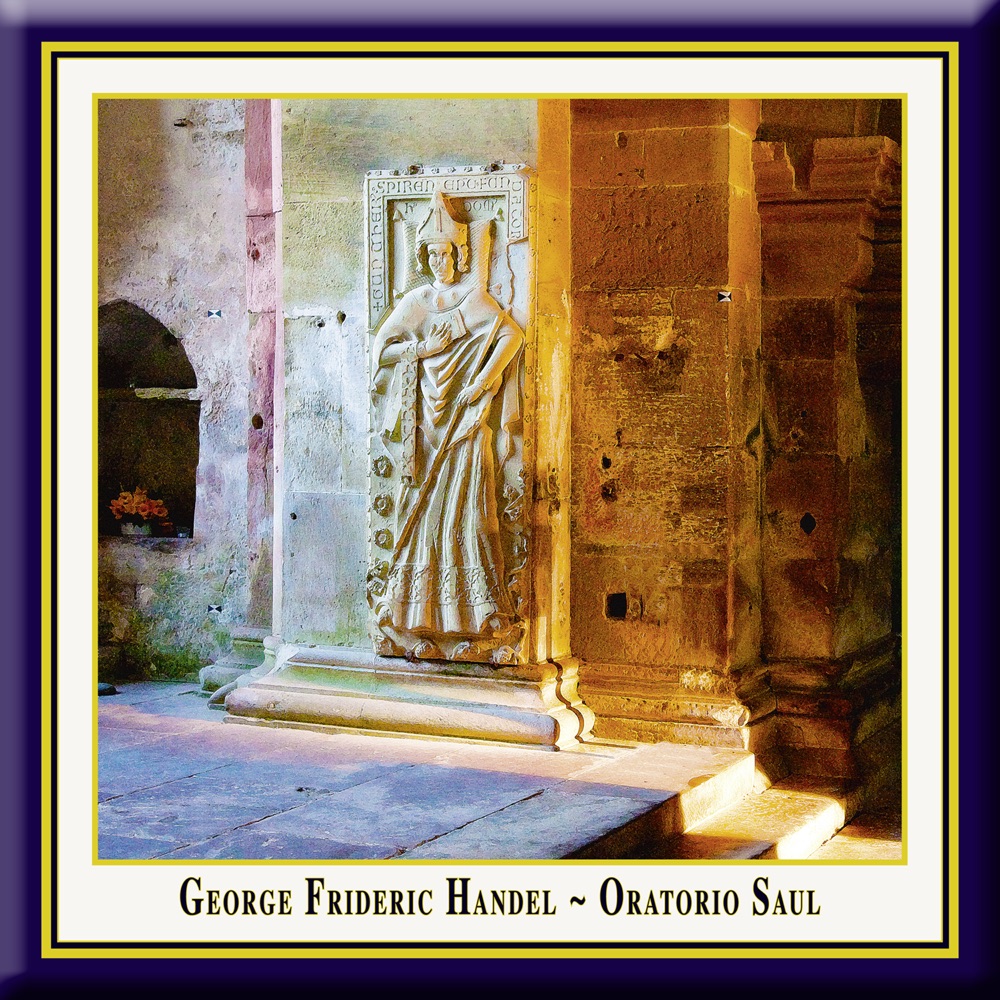Обложка альбома «Handel: SAUL (English Oratorio in three acts, performed according to the traditions of the time)» — Nancy Argenta, Laurie Reviol, Michael Chance, Mark le Brocq, Michael Berner, Stephen Varcoe, Steffen Balbach, Hannoversche Hofkapelle, Hanoverian Court Orchestra, Maulbronn Chamber Choir, Jürgen Budday, Jurgen Budday & Maulbronn Monastery Edition