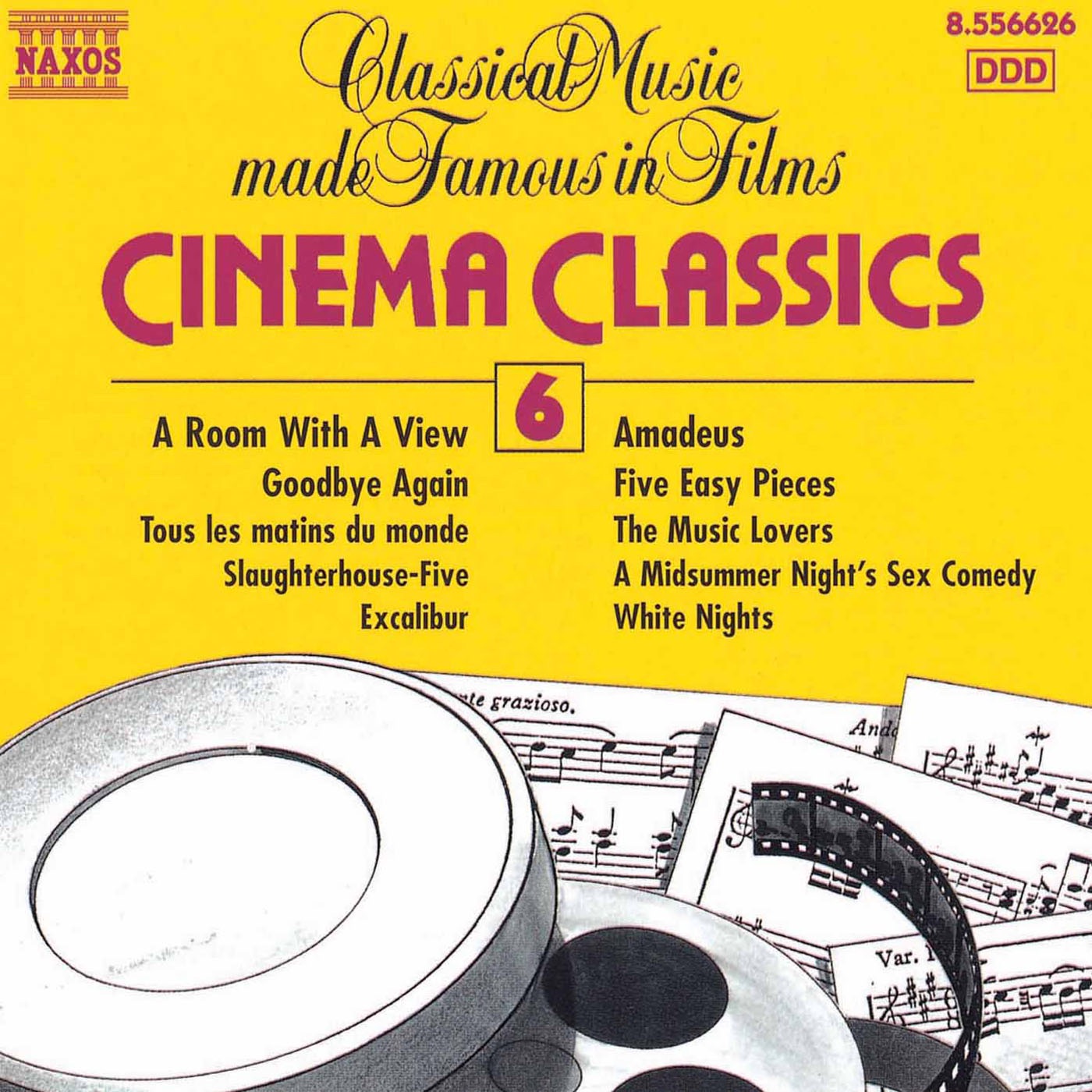 Cinema Classics, Vol. 6 by Johannes Wildner, Polish National Radio Symphony Orchestra, German Wind Soloists, Anthony Bramall, Slovak Philharmonic Orchestra, Spectre de la Rose, İdil Biret, Johann Aratore, Janez Lotric, Slovak Radio Symphony Orchestra, Alexander Rahbari, Belgian Radio and Television Philharmonic Orchestra, Bohdan Warchal, Capella Istropolitana, Adrian Leaper & Royal Philharmonic Orchestra album cover