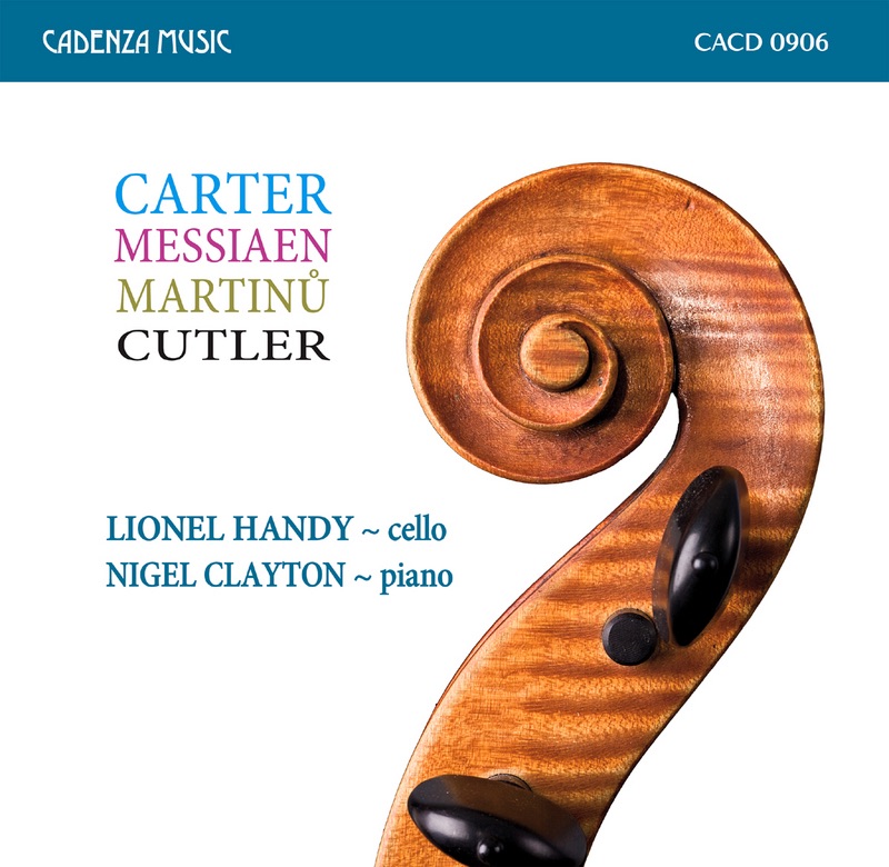 Обложка альбома «Carter: Cello Sonata» — Lionel Handy & Nigel Clayton