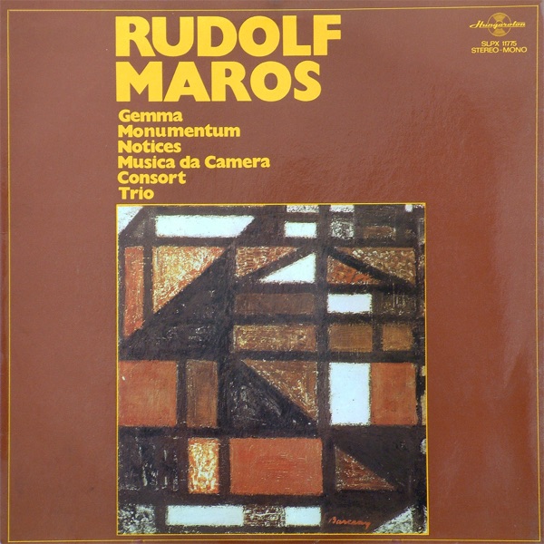 Maros Rudolf művei