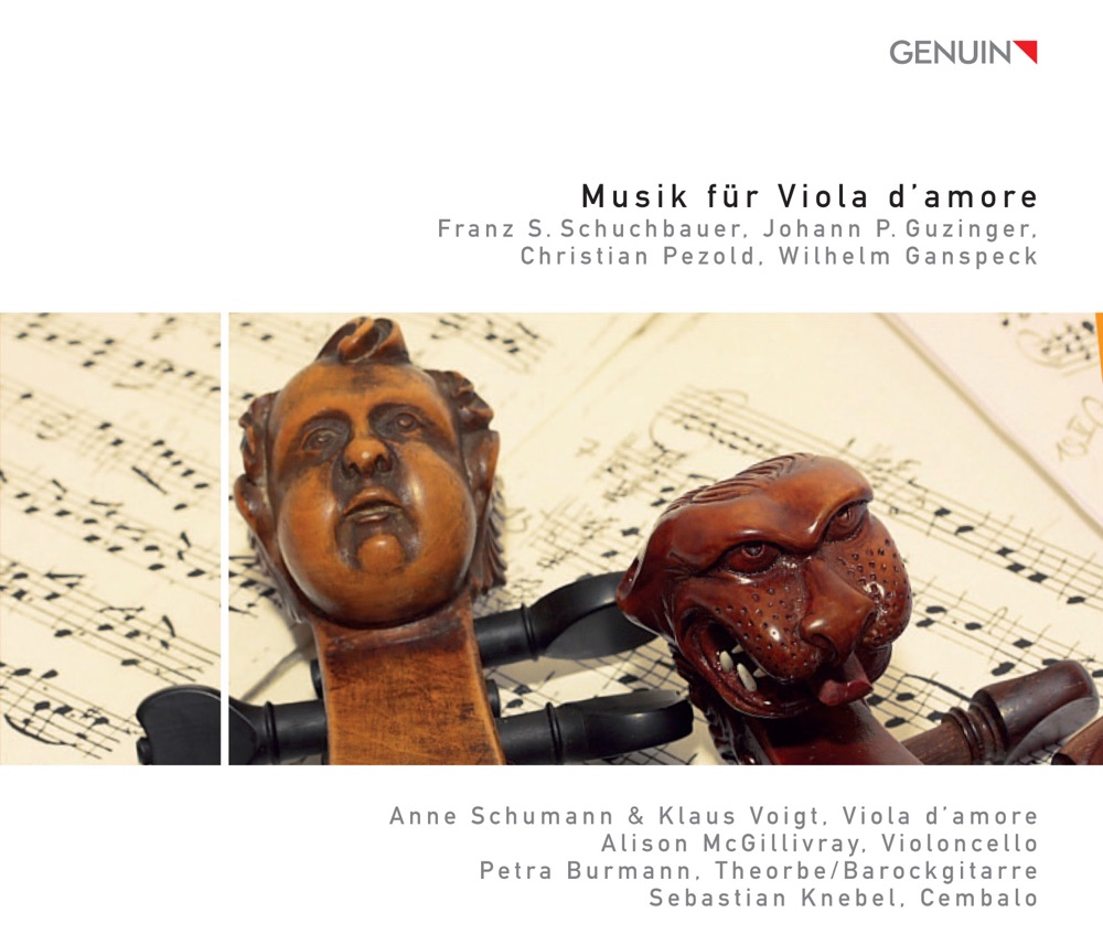 Обложка альбома «Music for Viola d'amore» — Petra Burmann, Anne Schumann, Alison McGillivray, Sebastian Knebel & Klaus Voigt