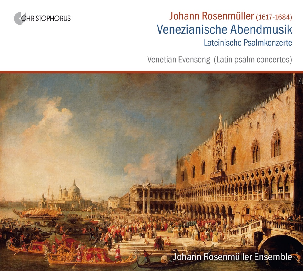 Обложка альбома «Rosenmuller: Venezianische Abendmusik» — Arno Paduch, Johann Rosenmüller Ensemble, Margit Schultheiss, Julia von Landsberg, Markus Flaig & Heike Heilmann