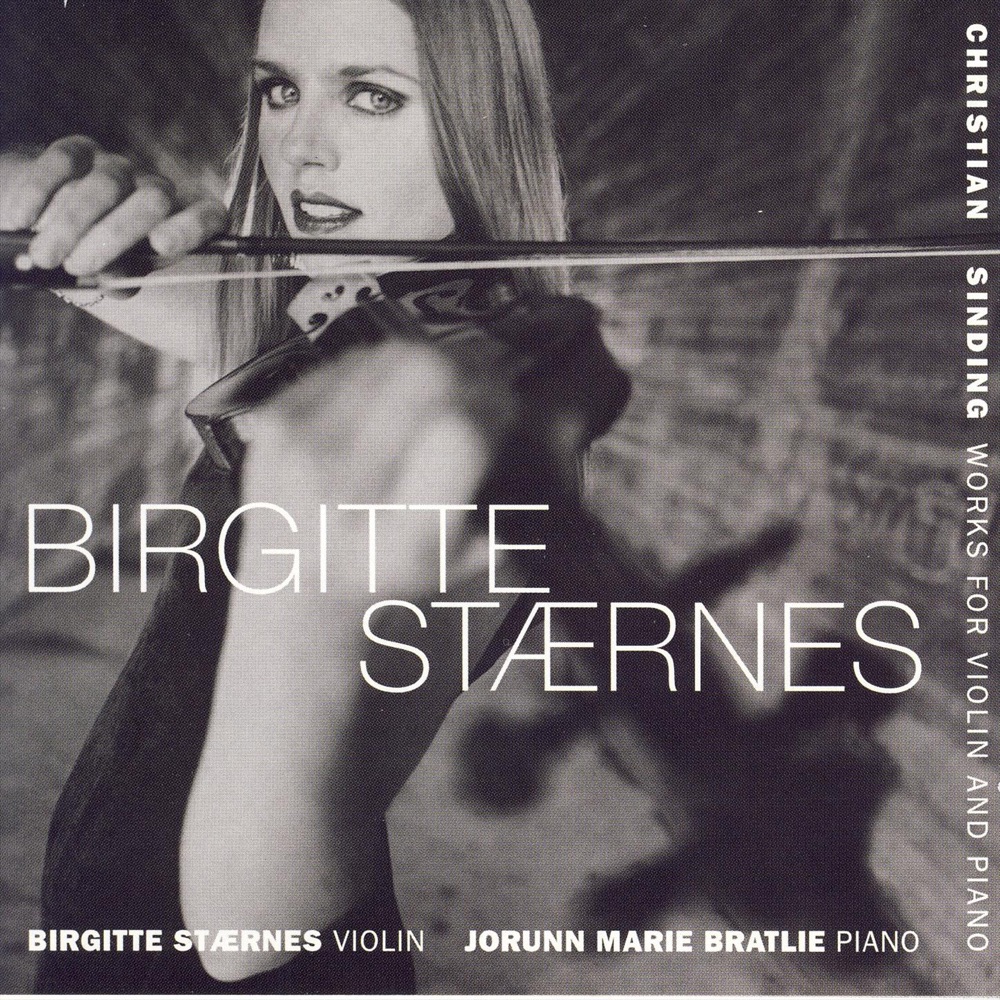 Обложка альбома «Sinding: Works for Violin and Piano» — Birgitte Stærnes & Jorunn Marie Bratlie