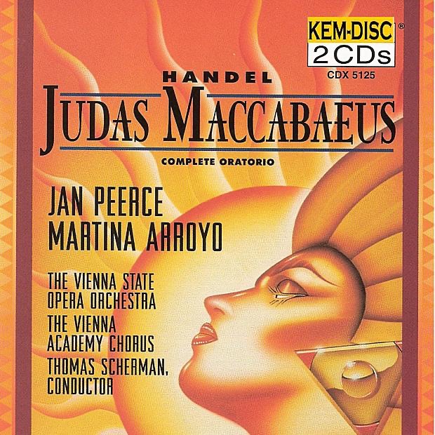 Обложка альбома «Handel: Judas Maccabaeus» — The Vienna Academy Chorus, Thomas Scherman & Orchestra of the Vienna State Opera