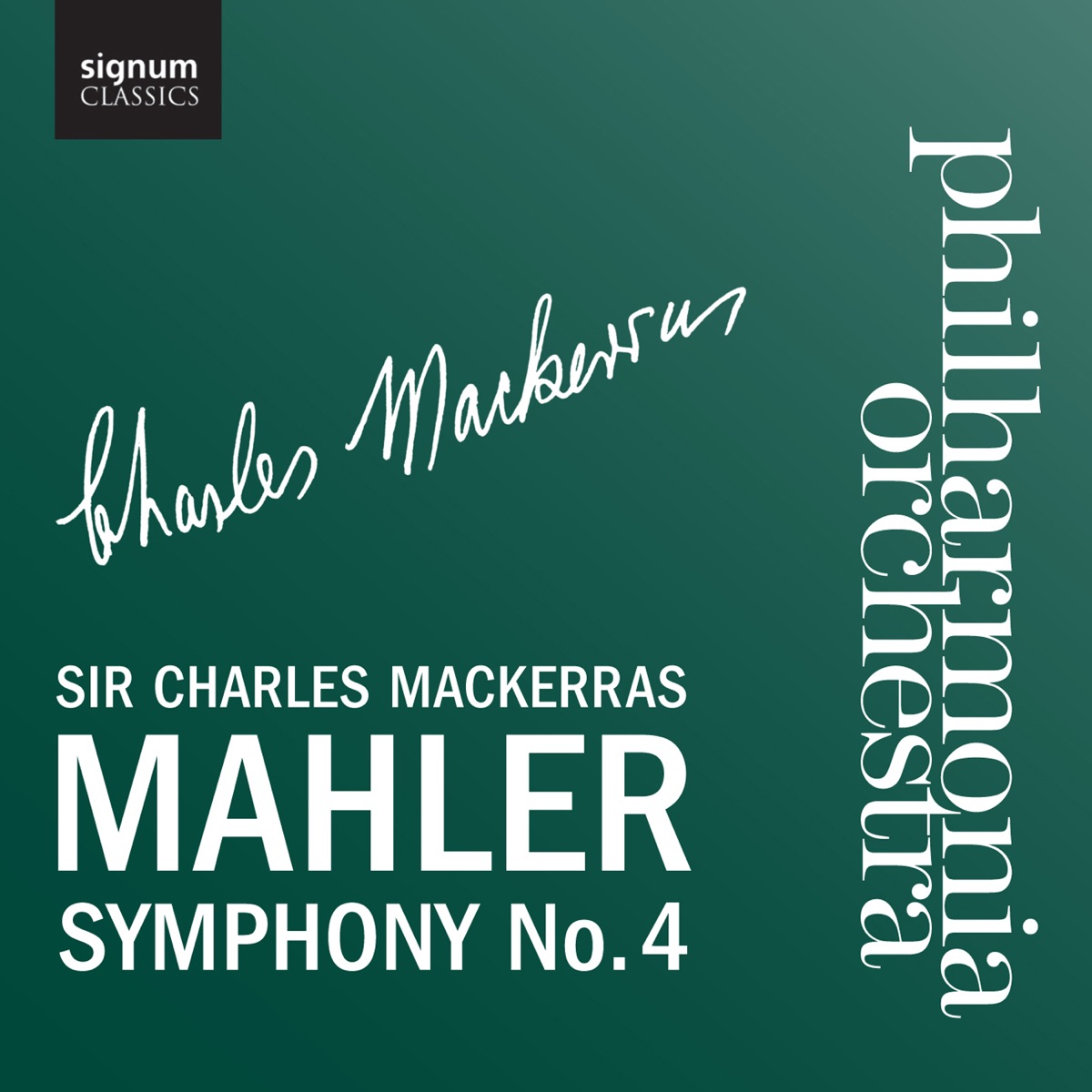 Mahler: Symphony No. 4 cover art