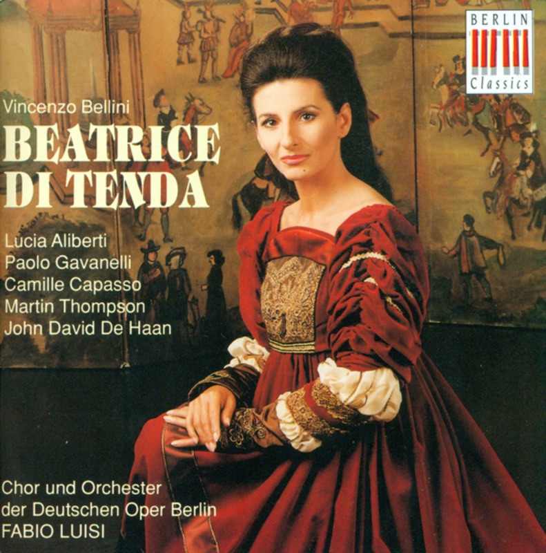 Обложка альбома «Bellini: Beatrice di Tenda» — Lucia Aliberti, German Opera House Berlin Orchestra & Fabio Luisi
