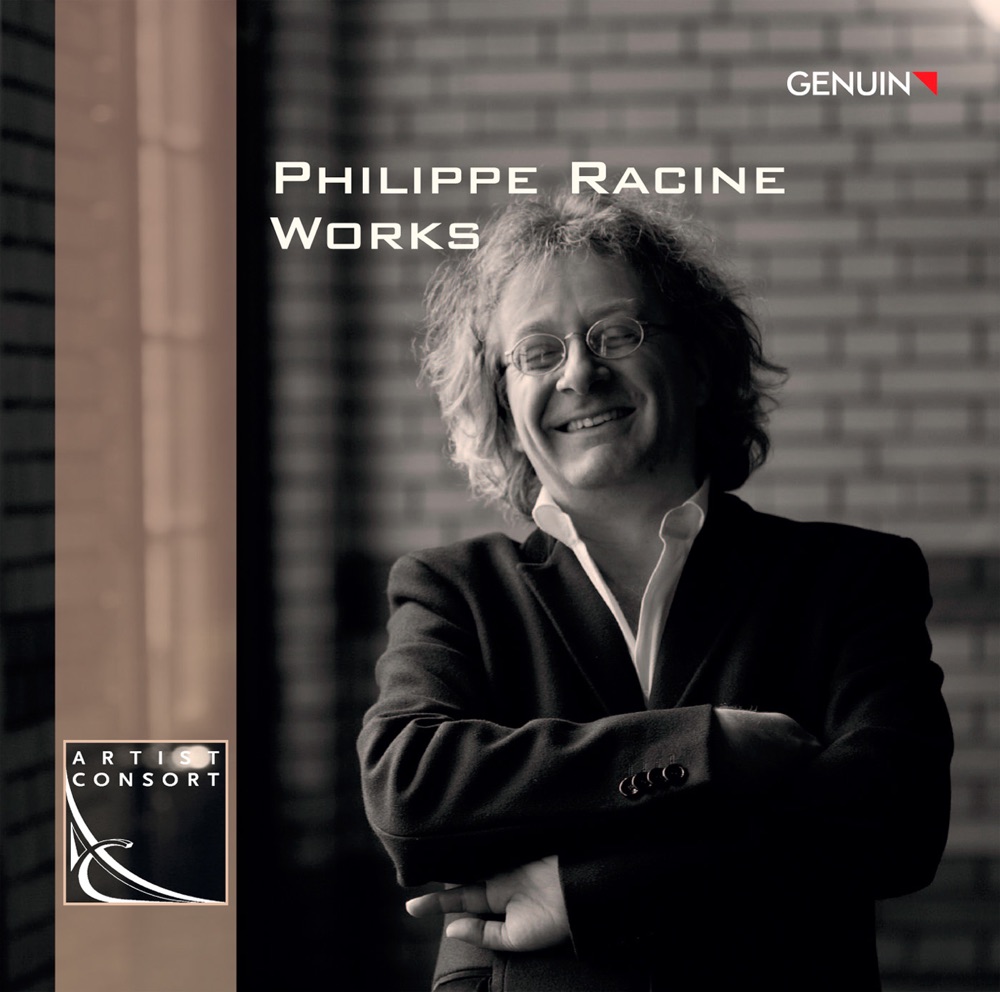 Обложка альбома «Philippe Racine Works» — Peter Hirsch, Zurich Collegium Novum, Philippe Racine, Zurich Vocal Ensemble, Peter Siegwart, Eric Ferrand-N'Kaoua, Ernesto Molinari, Beat Schneider, Jens Fuhr, Ruben Drole, Jurg Henneberger, Ensemble Phoenix Basel, Raphael Oleg, Martina Bovet, Barbara Bolliger, Sabine Bartschi, Michael Kleiser, Brigitte Meyer, Xasax, Felix Renggli & Edicson Ruiz