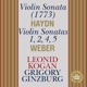 Haydn Weber Violin Sonatas