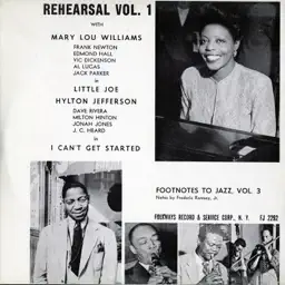 Footnotes to Jazz: Vol. 3: Jazz Rehearsal Vol. 1 album cover