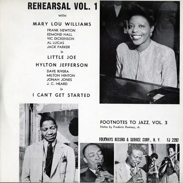Footnotes to Jazz: Vol. 3: Jazz Rehearsal Vol. 1 cover