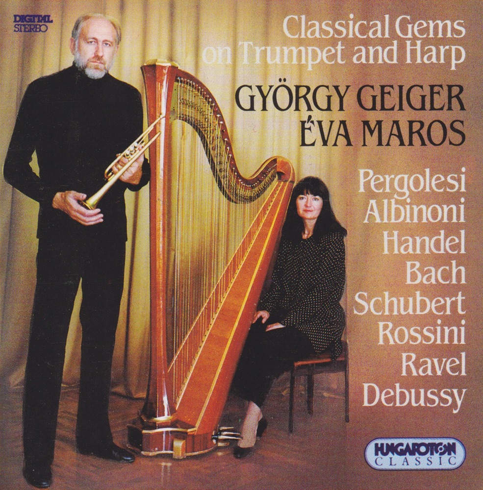 Обложка альбома «Classical Gems on Trumpet and Harp» — Eva Maros