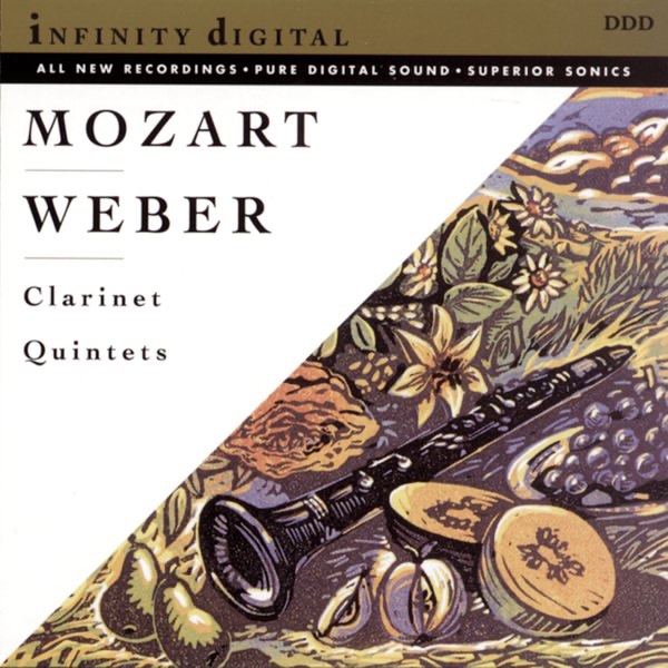 Обложка альбома «Clarinet Quintets» — Eddy Vanoosthuyse & Vilnius Quartet