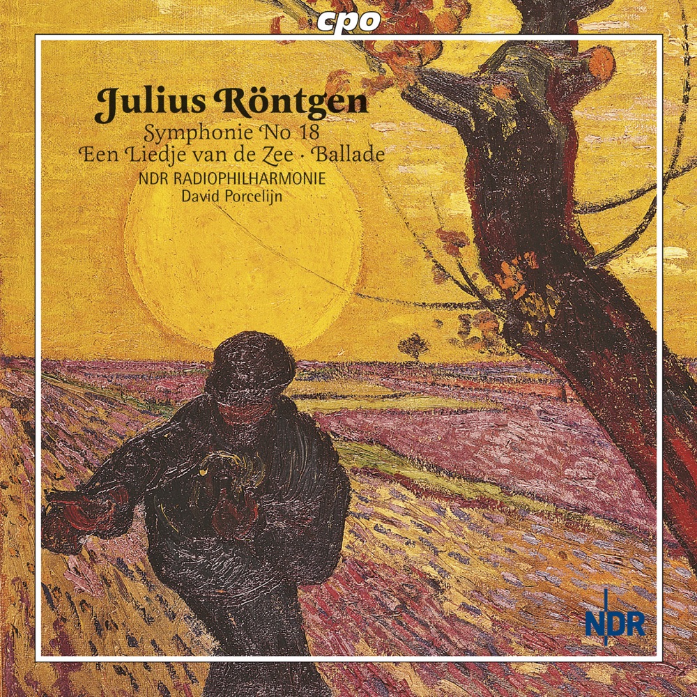 Обложка альбома «Rontgen, J.: Symphony No. 18 - 6 Old Netherlandish Dances - Ballade On A Norwegian Folk Song» — David Porcelijn & North German Radio Philharmonic Orchestra