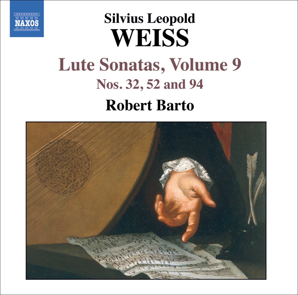 Обложка альбома «Weiss: Lute Sonatas Nos. 32, 52, 94 (Vol. 9)» — Robert Barto