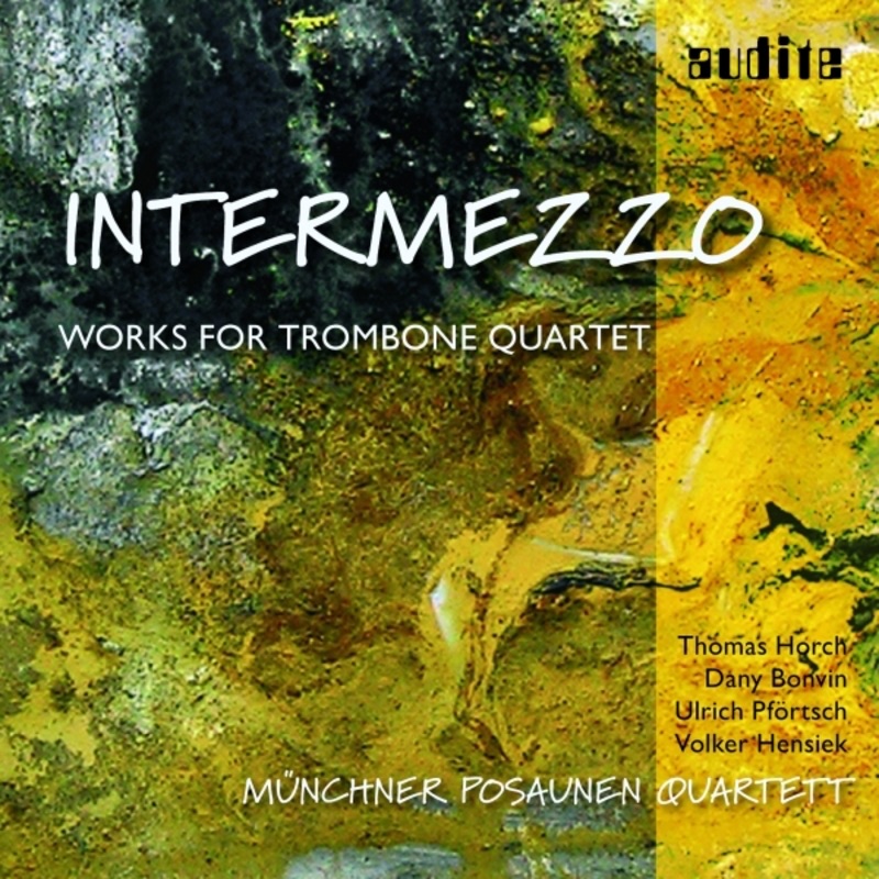 Обложка альбома «Intermezzo: Works for Trombone Quartet» — Münchner Posaunen Quartett