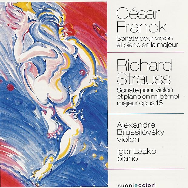 Обложка альбома «Franck & Strauss: Sonatas for Violin and Piano» — Alexandre Brussilovsky & Igor Lazko