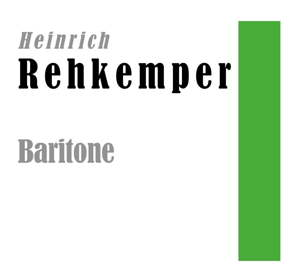 Обложка альбома «Baritone» — Heinrich Rehkemper