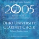 Ohio Music Educators Conference 2005 Ohio University Clarinet Choir