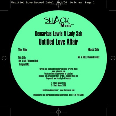 Untitled Love Affair - Single