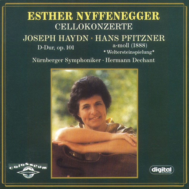Обложка альбома «Pfitzner & Haydn: Concertos for Cello and Orchestra» — Esther Nyffenegger, Hermann Dechant & Nuernberger Symphoniker