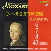 モーツァルト:(ウィーン時代)1767-68年の交響曲