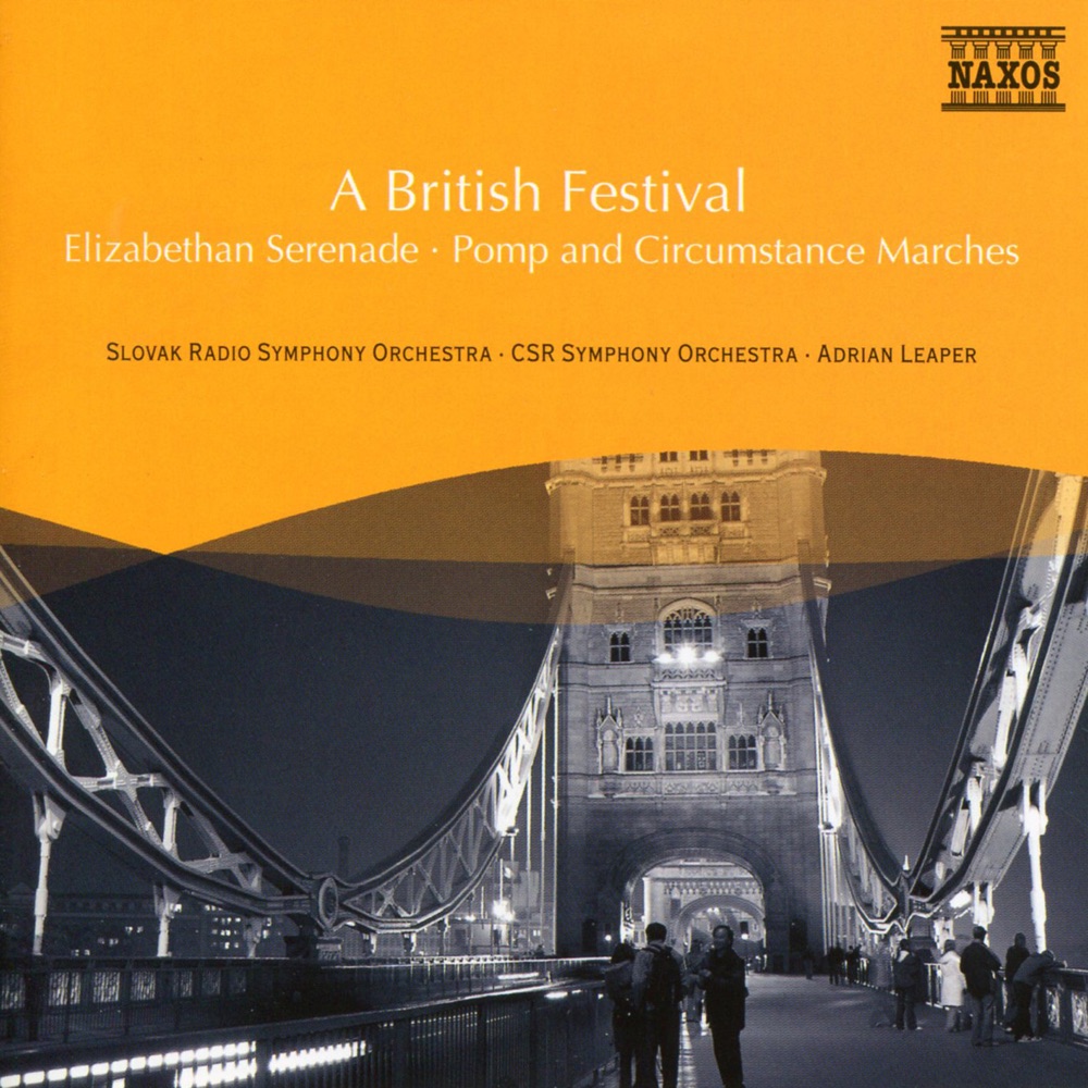 Обложка альбома «British Festival (A)» — Andrew Penny, Slovak Radio Symphony Orchestra, Adrian Leaper, CSR Symphony Orchestra & Slovak Philharmonic Male Chorus