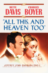 All This and Heaven Too - Anatole Litvak Cover Art