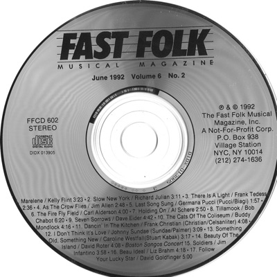 Fast Folk Musical Magazine, Vol. 6, No. 2: Mike Porco In Memoriam