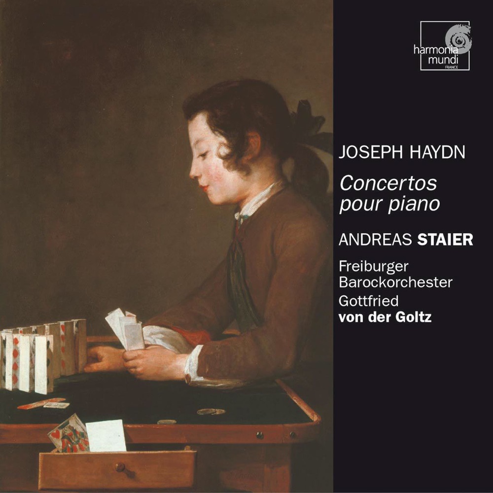 Обложка альбома «Haydn: Piano Concertos» — Andreas Staier, Freiburger Barockorchester & Gottfried von der Goltz