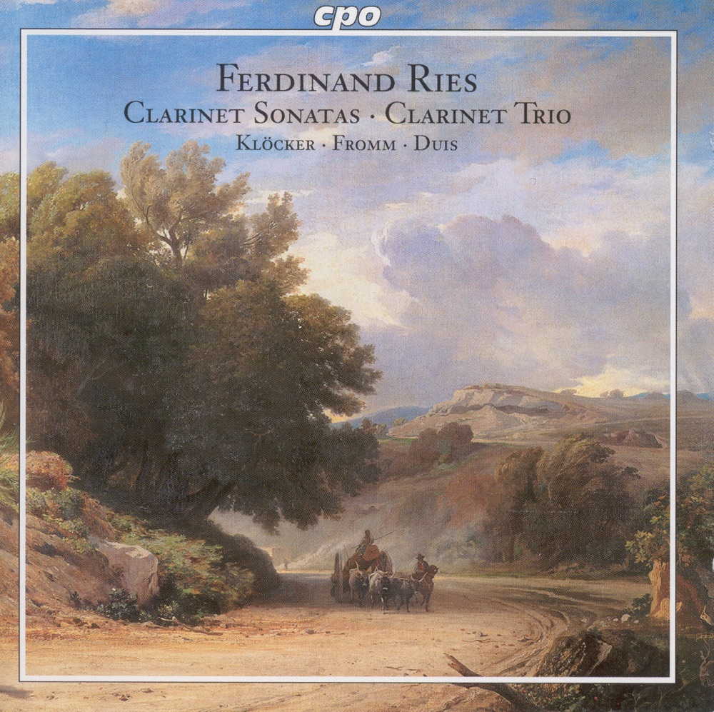 Обложка альбома «Ries: Clarinet Sonatas, Op. 29 and 169 - Clarinet Trio, Op. 28» — Dieter Klöcker, Thomas Duis & Armin Fromm