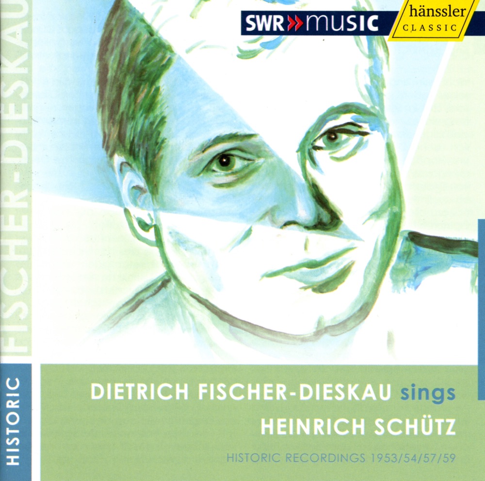 Обложка альбома «Schutz, H.: Vocal Music (1953-1959)» — Dietrich Fischer-Dieskau, Rolf Oscher, Hermann Klaiss, Max Schulze, Lisedore Praetorius, Else Gohrum, Stuttgarter Kantatenchor, Karl Gerok, August Langenbeck, Stuttgart Hymnus Boys Choir, Ulrich Schaible, Heinz Kirchner, August Messthaler, Marianne Ott, Heinz Moster, Tobias Kuhne, Hermann Hirschfelder, Walter Henschel, Richard Zellter, Ludwig Bertz, Josef Fersch, Gert Frankel & Bertha Krimm