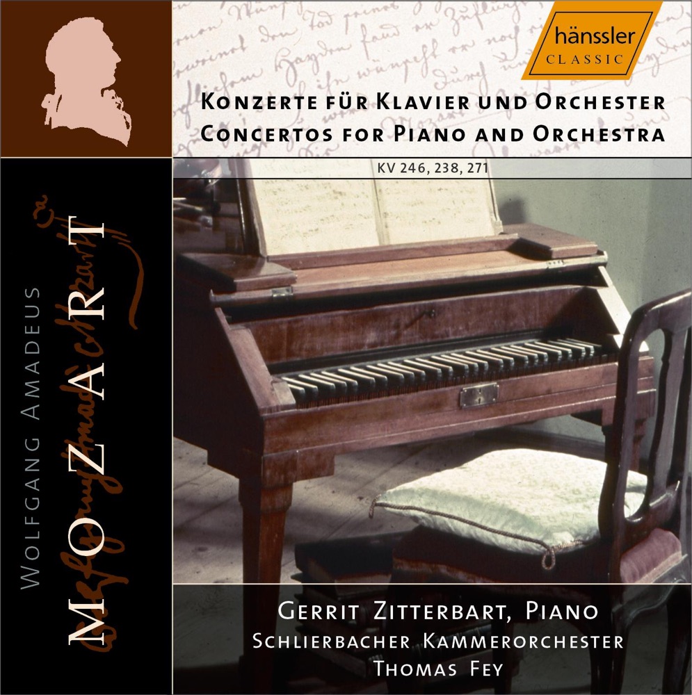Обложка альбома «Mozart: Piano Concerto No. 6 - Piano Concerto No. 8 - Piano Concerto No. 9» — Thomas Fey, Schlierbacher Chamber Orchestra & Gerrit Zitterbart