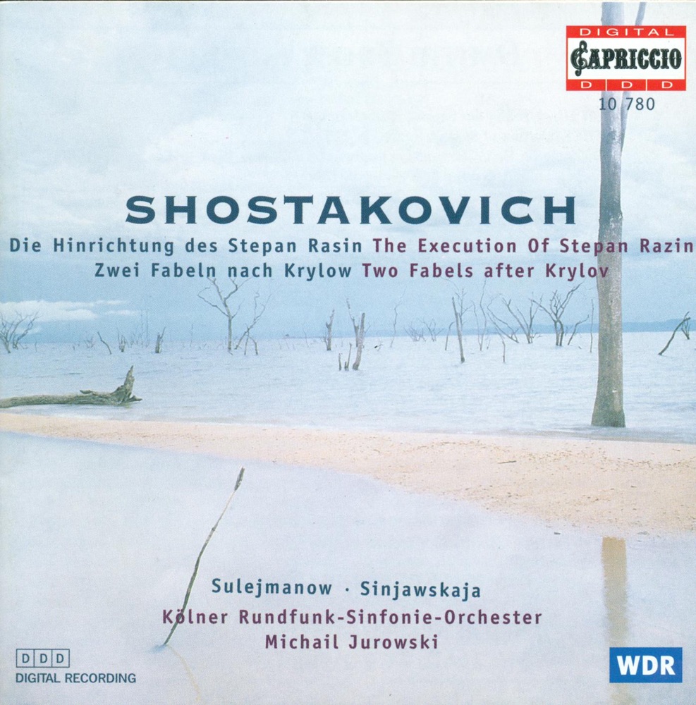 Обложка альбома «Shostakovich: Suite from Katerina Izmailova, 2 Fables of Krilov, The Execution of Stepan Razin» — Michail Jurowski, Cologne Radio Symphony Orchestra & Cologne Radio Chorus