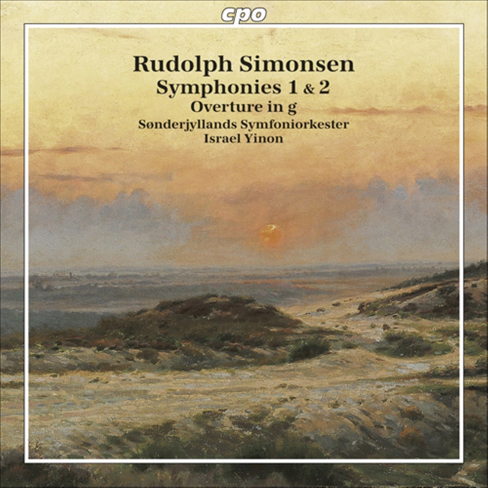 Обложка альбома «Simonsen, R.: Symphonies Nos. 1 and 2 - Overture in G Minor» — Israel Yinon & Sønderjylland Symphony Orchestra