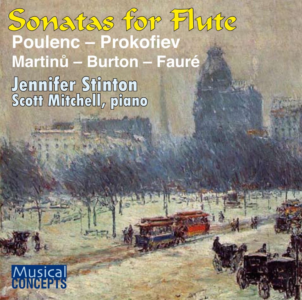 Обложка альбома «Sonatas for Flute» — Jennifer Stinton & Scott Mitchell