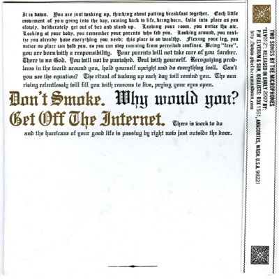 Don't Smoke/Get Off the Internet - Single