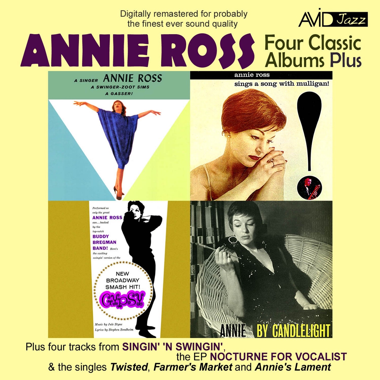 Four Classic Albums Plus (Annie By Candlelight / Gypsy / A Gasser / Sings A Song With Mulligan) (Digitally Remastered)