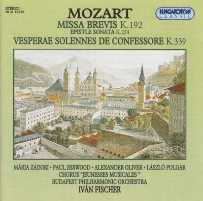 W. A. Mozart: Missa Brevis, Epistle Sonata, Vesperae Solennes de Confessore