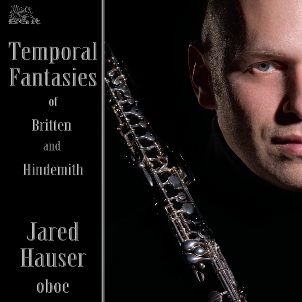 Обложка альбома «Temporal Fantasies of Britten and Hindemith» — Jared Hauser