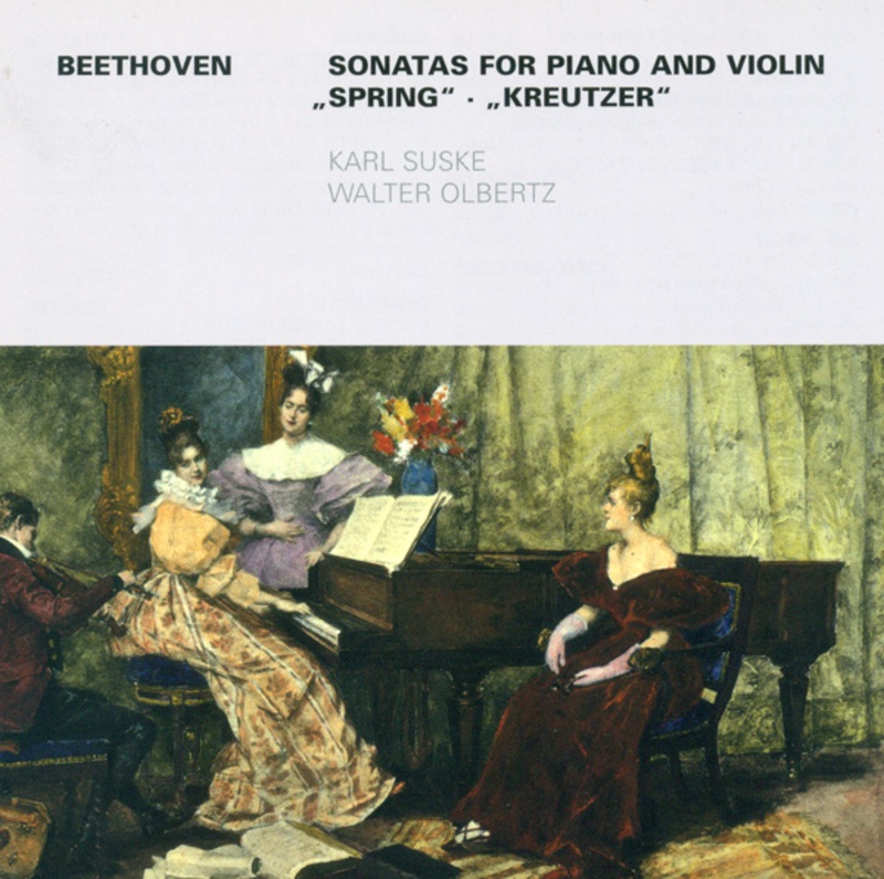 Обложка альбома «Beethoven: Violin Sonatas Nos. 5 and 9» — Karl Suske & Walter Olbertz