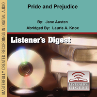 Pride and Prejudice (Abridged  Fiction) - Jane Austen Cover Art