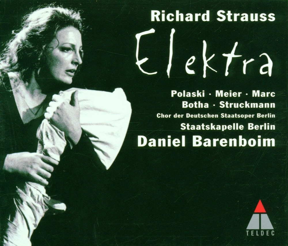 Обложка альбома «Strauss: Elektra» — Alessandra Marc, Daniel Barenboim, Deborah Polaski, Johan Botha, Staatskapelle Berlin & Waltraud Meier