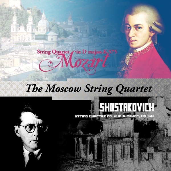 Обложка альбома «Mozart & Shostakovich» — Moscow String Quartet