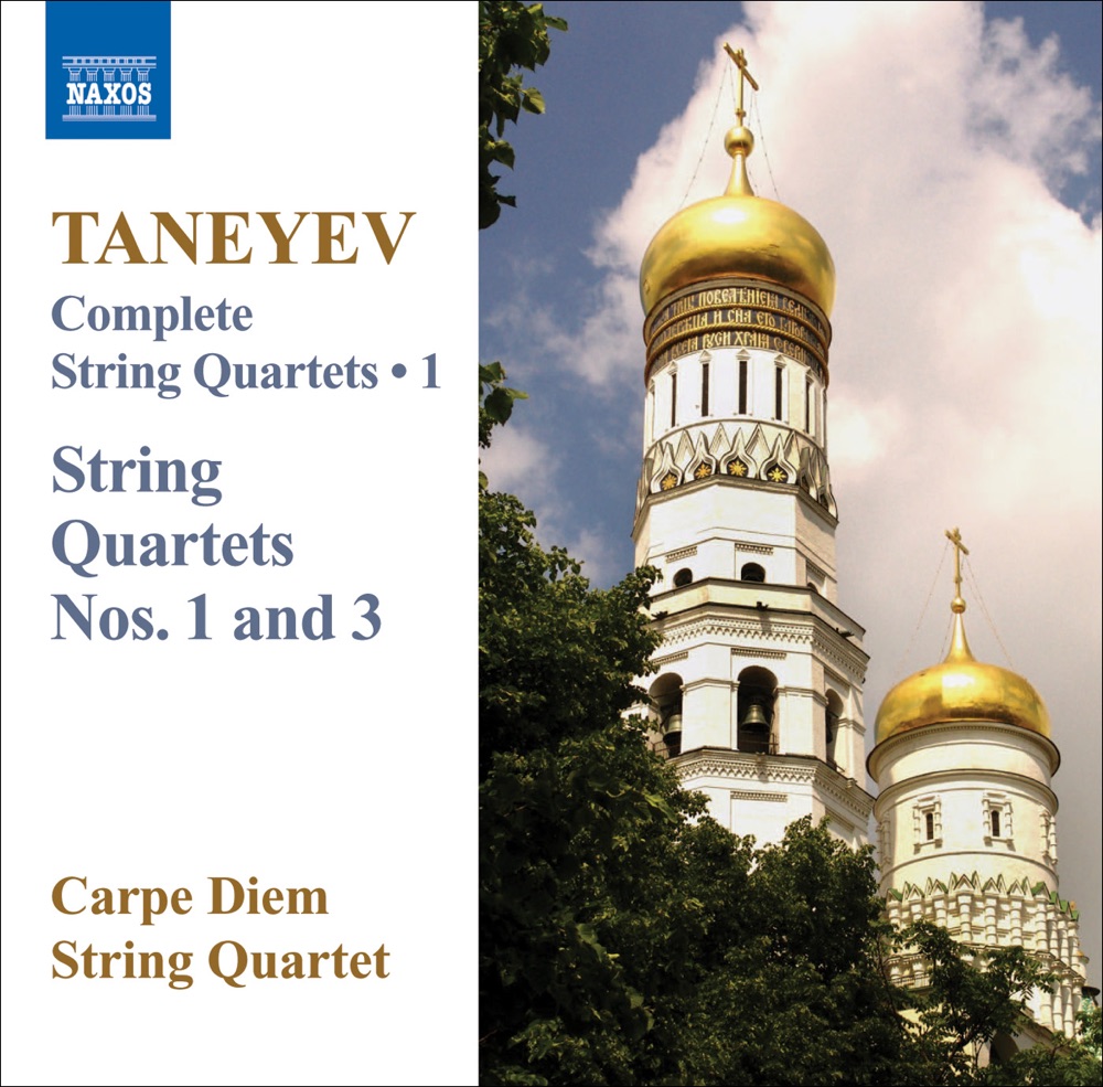 Обложка альбома «Taneyev: Complete String Quartets, Vol. 1» — Carpe Diem String Quartet