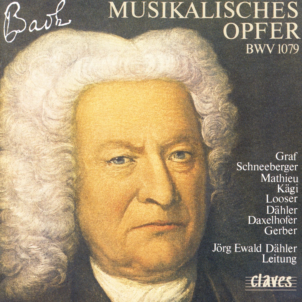 Обложка альбома «Johann Sebastian Bach: Musicalisches Opfer, BWV 1079» — Hansheinz Schneeberger, Ilse Mathieu, Jörg Ewald Dähler, Peter-Lukas Graf, Rolf Looser & Walter Kägi
