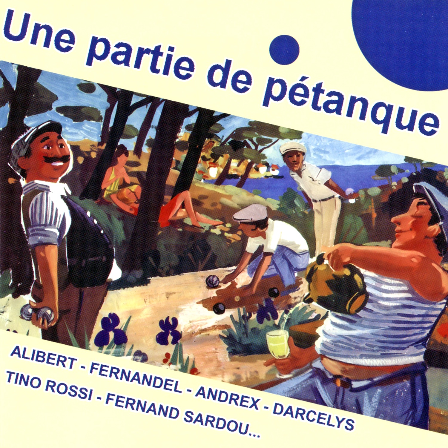 Une partie de pétanque